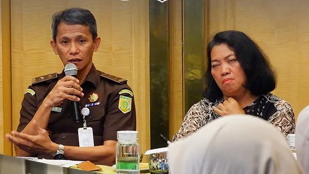 Pelaksana Tugas (Plt) Sekretaris BPA Kejaksaan RI, Dr Emilwan Ridwan saat membuka konsinyering Pembahasan Rancangan Pedoman Tentang Pemulihan Aset