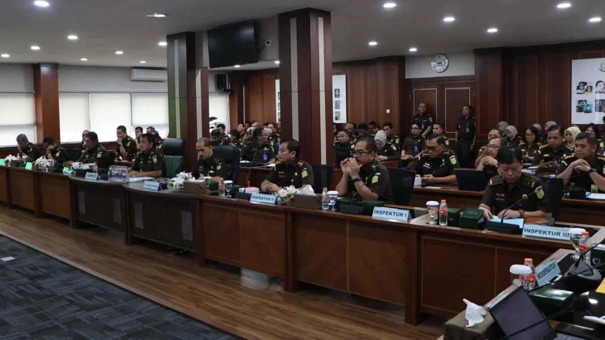 Kejaksaan Agung menggelar Evaluasi SPIP Terintegrasi Tahun 2025