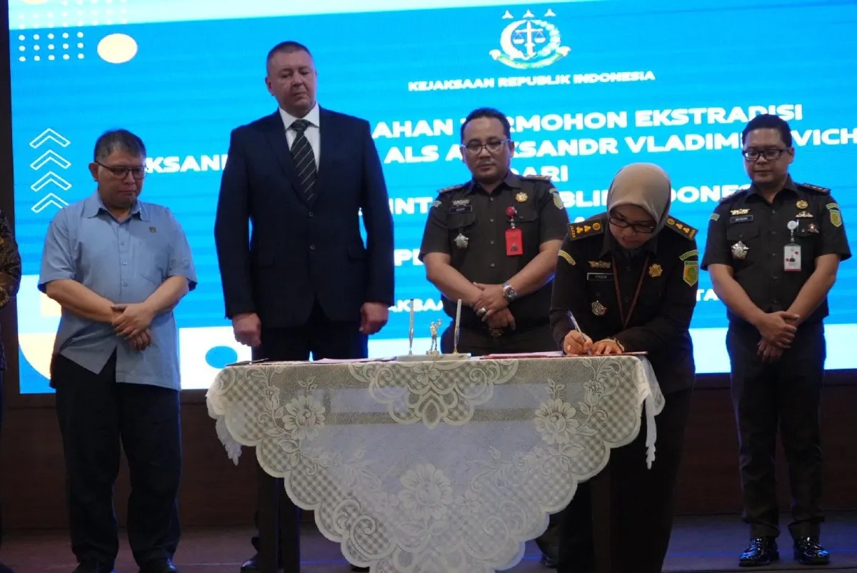 Kejaksaan RI Ekstradisi WN Rusia Pelaku Tindak Pidana