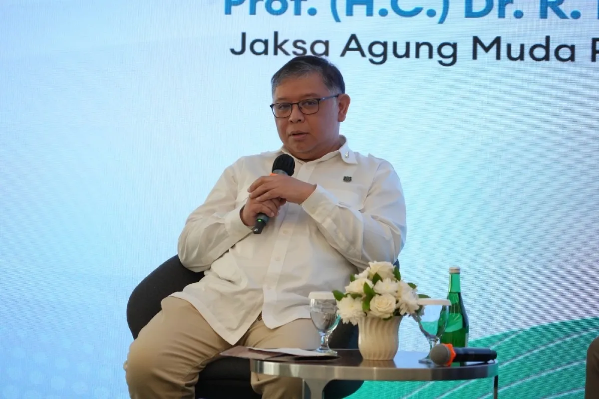 JAM-Datun R Narendra Jatna menjadi Keynote Speaker disela penandatangan PKS dengan PT Sarana Multi Infrastruktur (Persero), Kamis, 10 Juli 2025