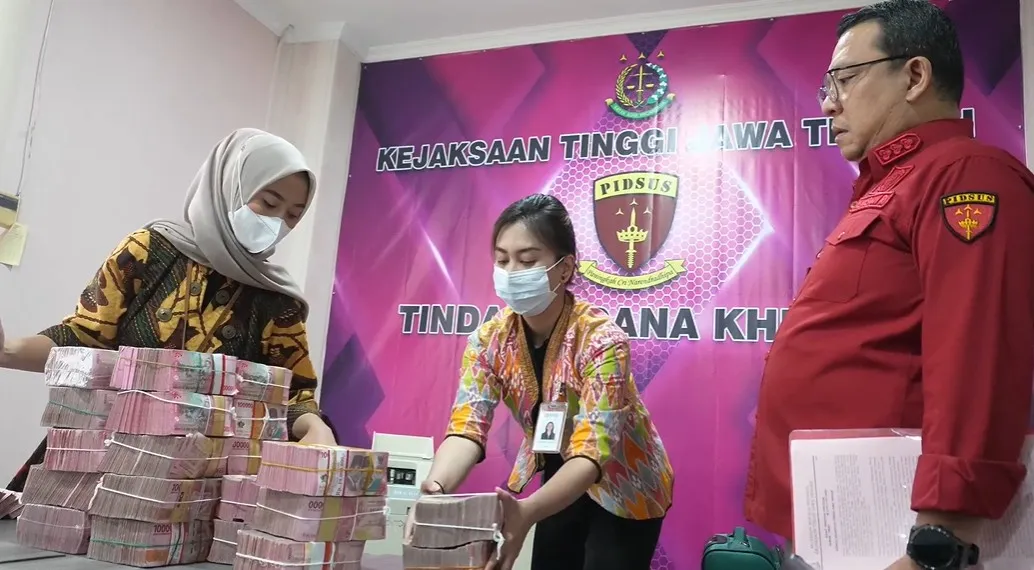 Kejati Jateng menyita uang Rp13 milair diduga hasil korupsi BUMD Cilacap