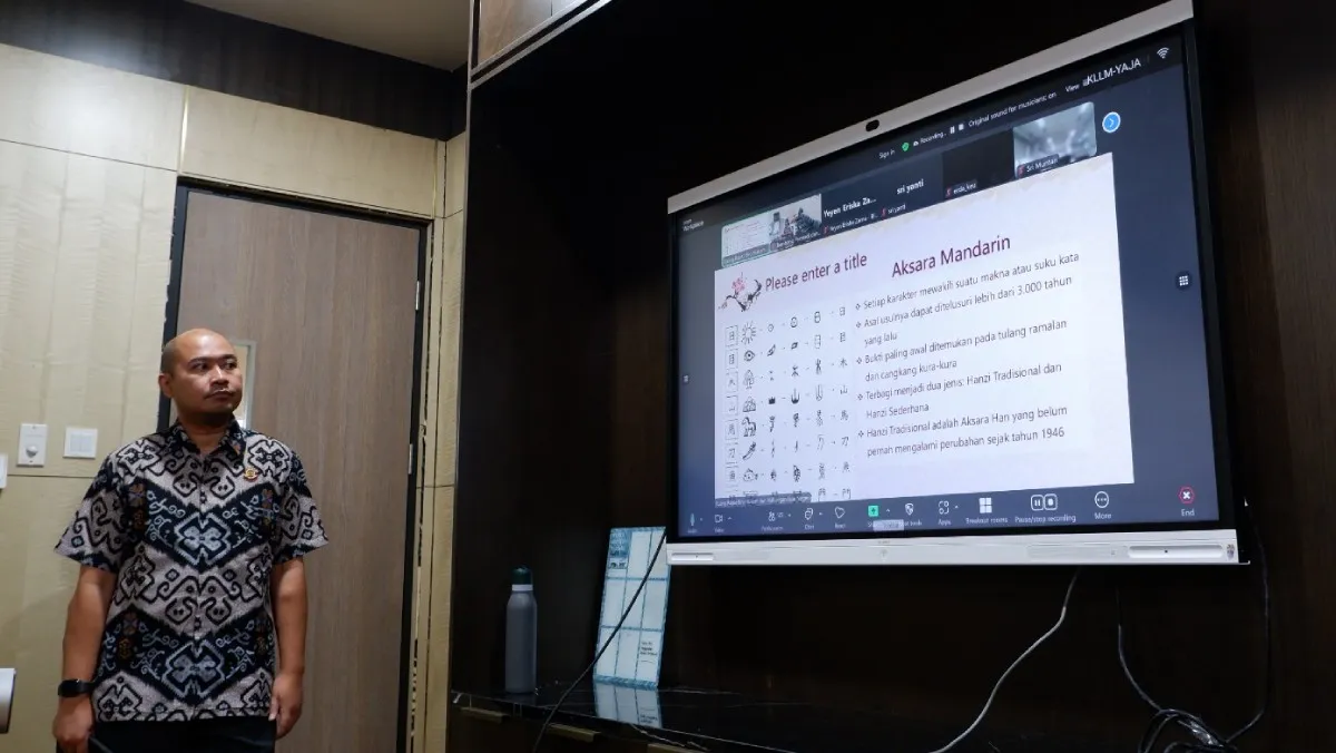Biro Hukum dan Hubungan Luar Negeri Kejagung menggelar pembelajaran bahasa mandarin untuk 150 jaksa