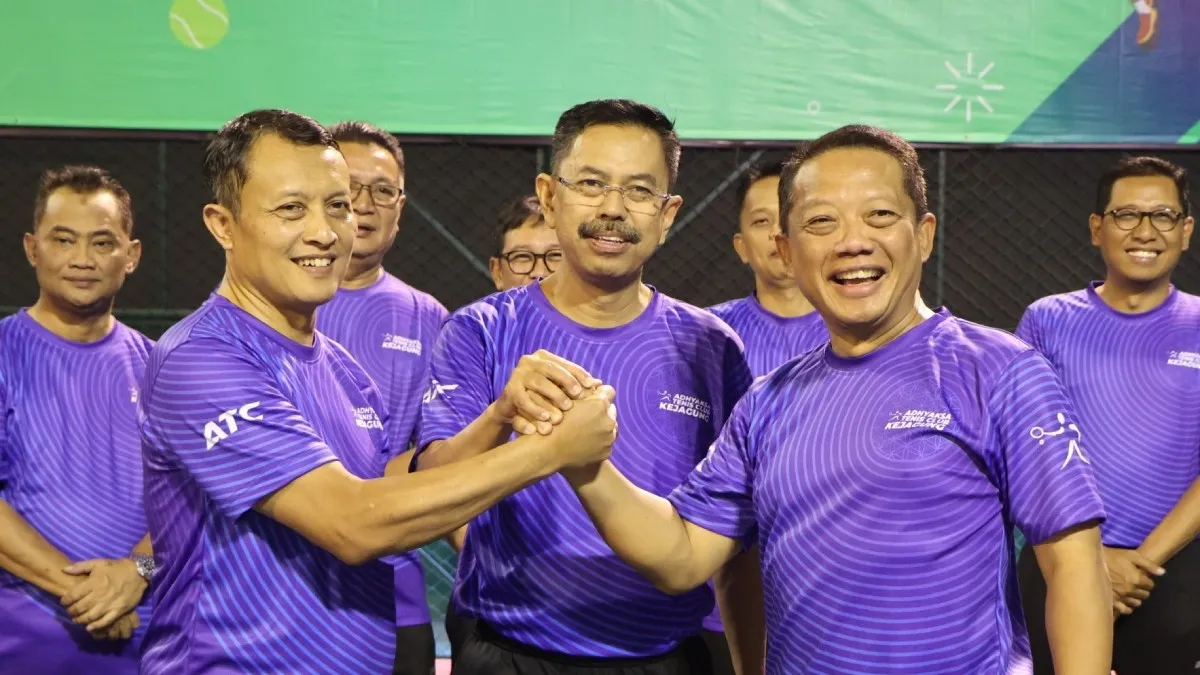 JAM-Was Rudi Margono dikukuhkan Plt Wakil Jaksa Agung Asep N Mulyana sebagai Ketua Adhyaksa Tennis Club Periode 2025-2028  menggantikan JAM-Pidsus Febrie Adriansyah
