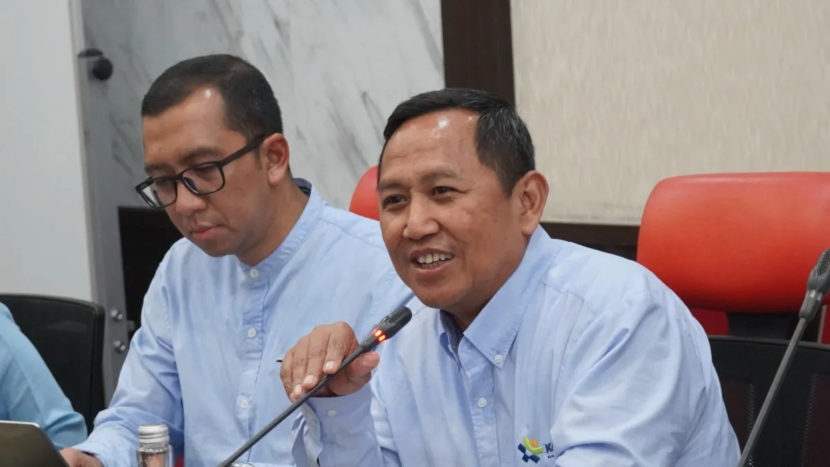 Seskemenkop Ahmad Zabadi (kanan) saat memimpin jajaran Kemenkop melakukan audiensi dengan Kejaksaan RI di Ruang Rapat JAM-Pidum, Rabu, 2 Juli 2025