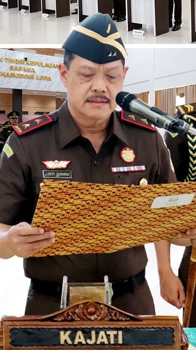 Kajati Kepri Lantik 4 Kajari Baru dan Pejabat Eselon II dan III di Lingkungan Kejati