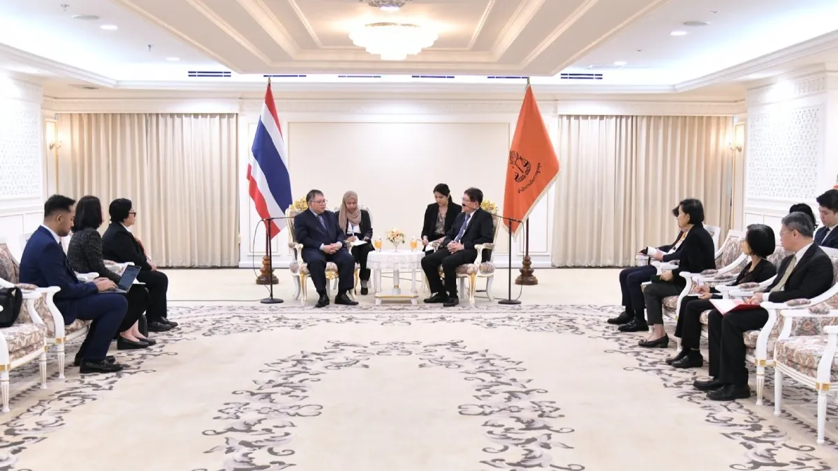 Plt JAM Pembinaan R Narendra Jatna menggelar pertemuan dengan Jaksa Agung Kerajaan Thailand pada Senin, 21 Juli 2025