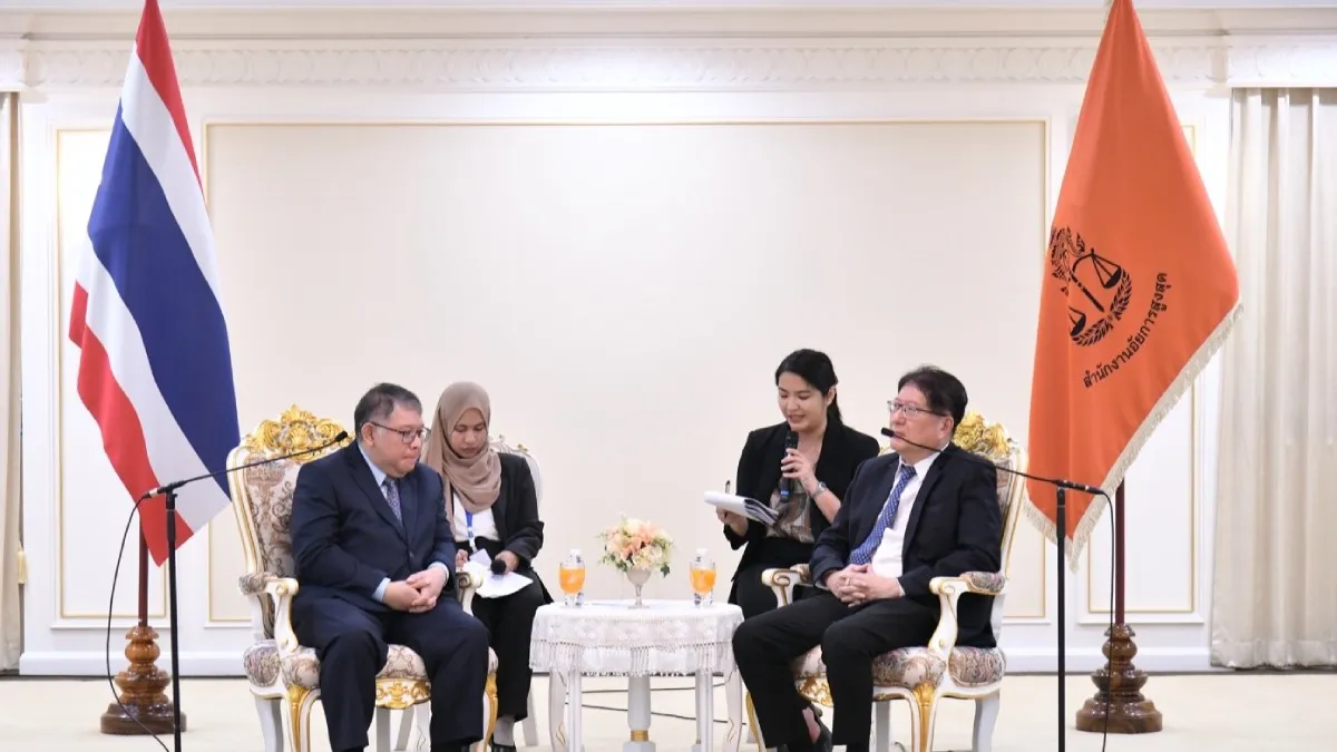 Plt JAM Pembinaan R Narendra Jatna menggelar pertemuan dengan Jaksa Agung Kerajaan Thailand pada Senin, 21 Juli 2025