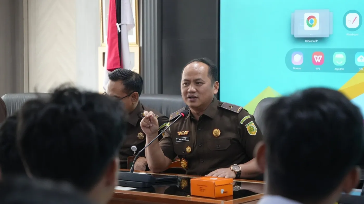 Puspenkum Kejagung Terima Kunjungan Studi  SMAN 46 Jakarta, Pelajar Penasaran Tantangan jadi Jaksa
