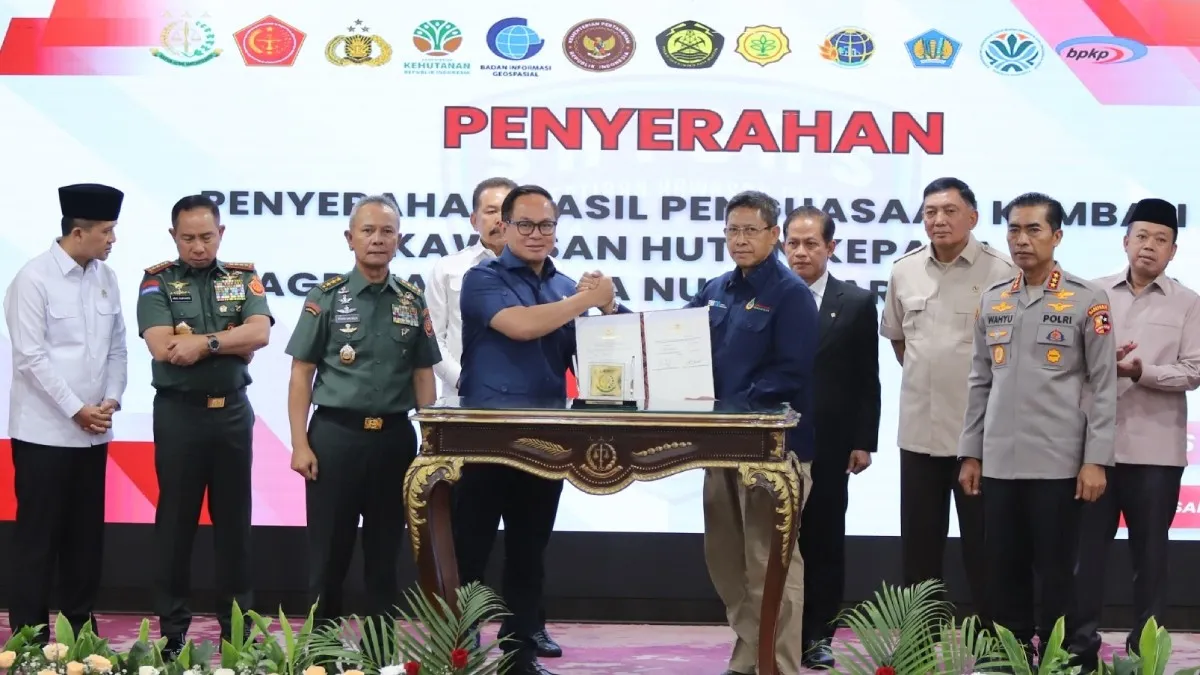 Satgas PKH menguasai kembali kawasan hutan seluas 2 juta Ha di berbagai wilayah di Indonesia