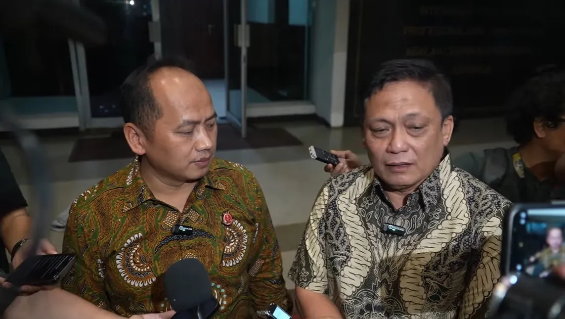 Kapuspenkum Kejagung Anang Supriatna,S.H, M.H dan Direktur Penuntutan JAM PIDSUS Sutikno
