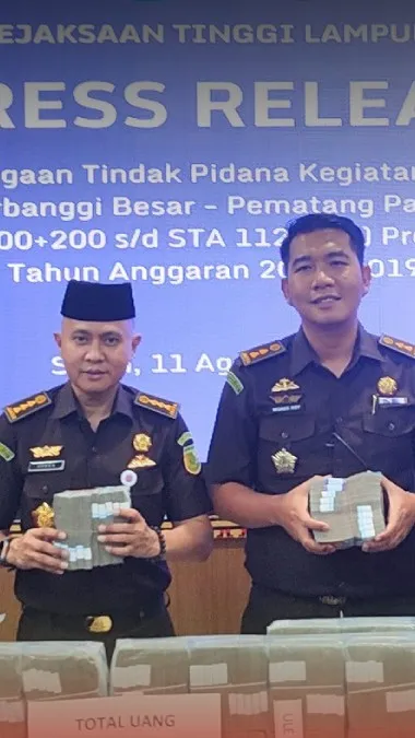Kejati Lampung laporkan perkembangan penanganan perkara tol Terpeka