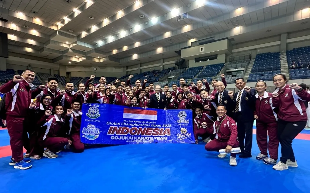 Pertama dalam Sejarah, Kontingen Gojukai Indonesia Raih Runner-Up Kejuaraan Dunia Karate ke-8 di Jepang