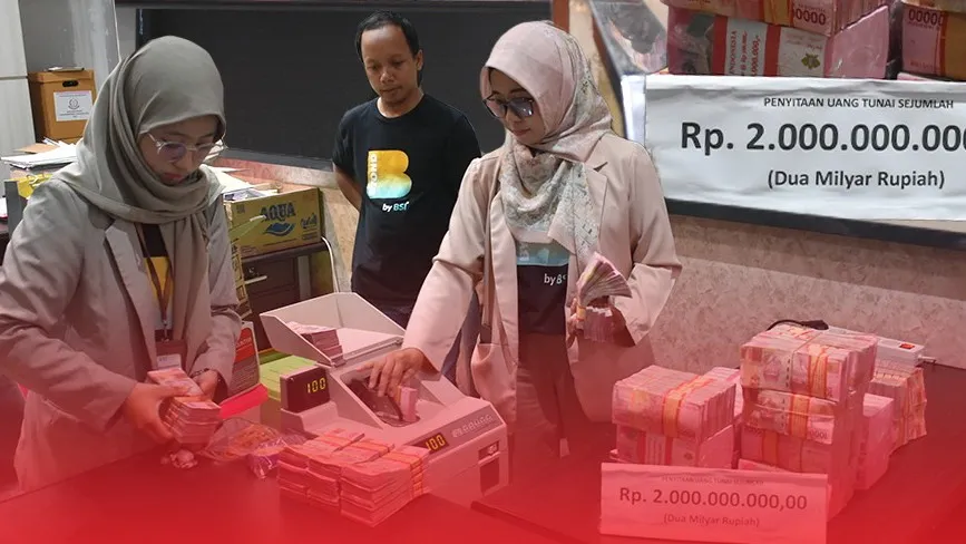 Kejari Tanjung Perak Sita Uang Rp3,5 miliar terkait perkara dugaan korupsi pemberian kredit kepada PT DAJ