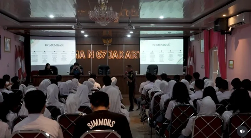 Puspenkum menggelar kegiatan Penkum kepada para pelajar SMA di Jakarta