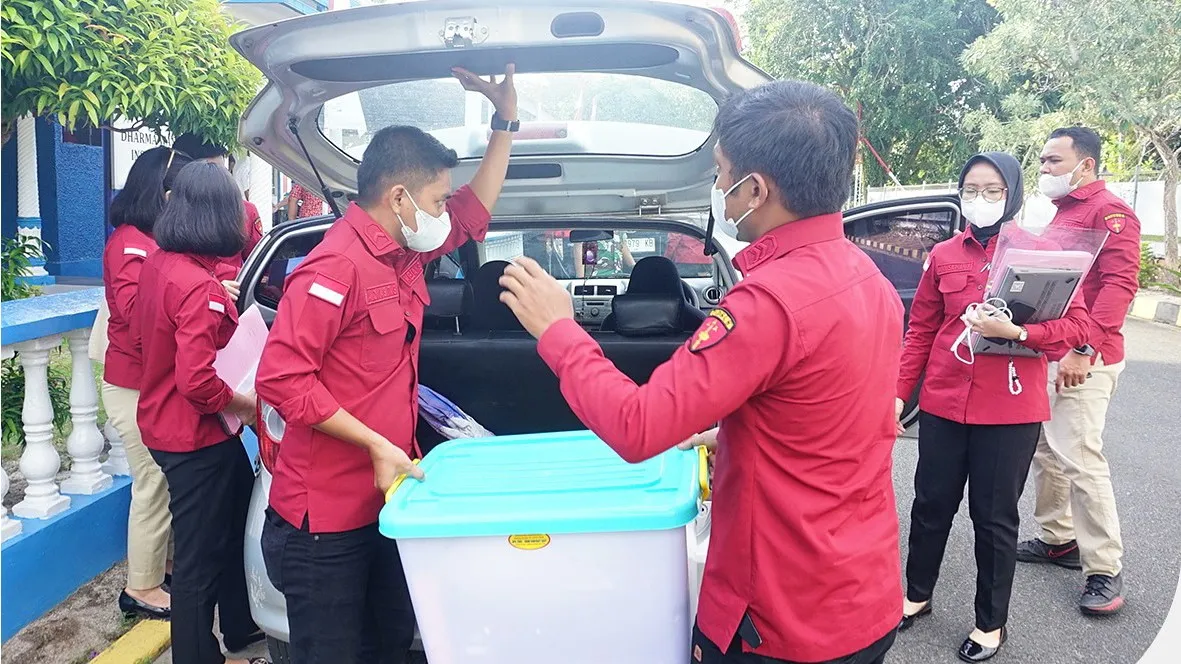 Barang yang disita dari penggeledahan di KUPP Kelas I Tanjung Uban