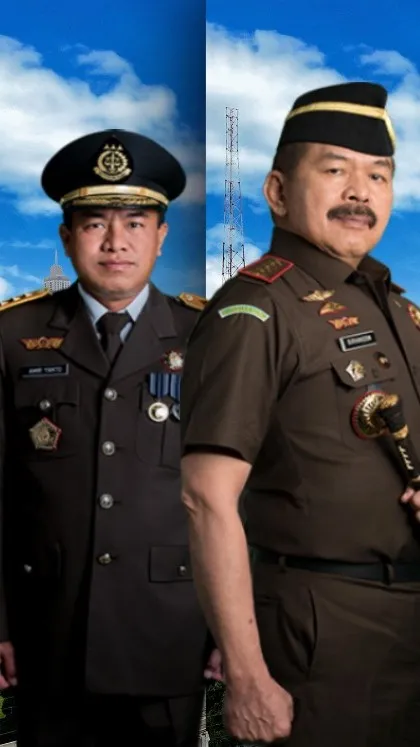 Kepala BPA Kejaksaan RI, Amir Yanto bersama Jaksa Agung RI ST Burhanuddin