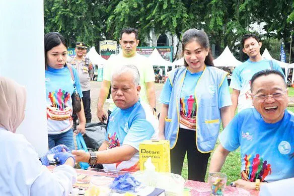 Hadiri Kegiatan Jalan Santai, Kejati Sumut Turut Beri Santuan dan Alat Bantu untuk Kaum Disabilitas
