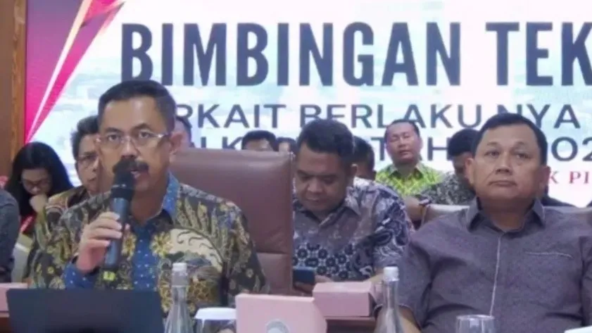 Jampidum Prof Dr Asep Nana Mulyana memberikan arahan saat penyelenggaraan Bimtek