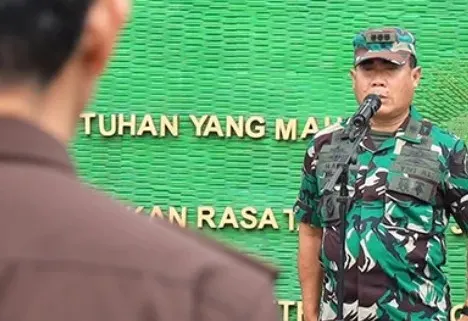 Pimpin Apel Gabungan, Aspidmil Kejati Jatim Tekankan Peran TNI Dukung Keamanan dan Profesional Penegakan Hukum
