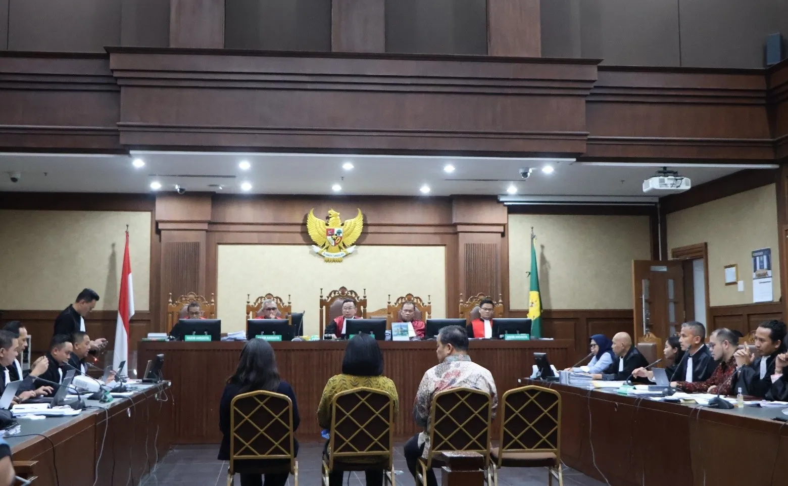 Para saksi JPU dalam persidangan perkara korupsi Chromebook