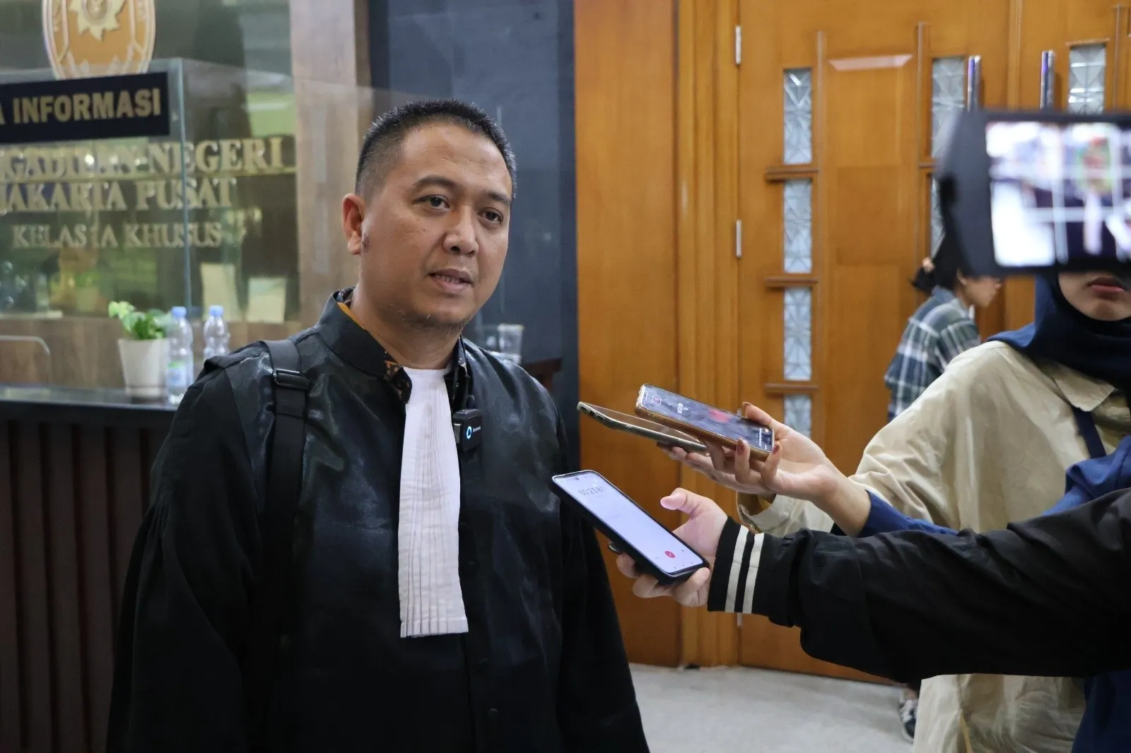 JPU Roy Riadi usai mengikuti persidangan perkara korupsi Chromebook