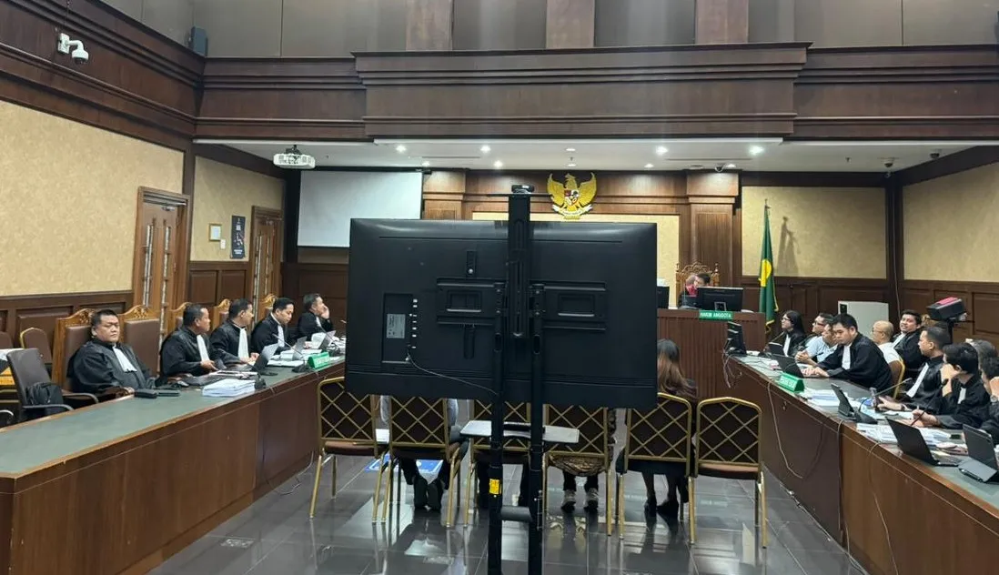Tim JPU saat mengikuti sidang perkara dugaan tindak pidana korupsi dalam tata kelola minyak mentah dan produk kilang pada PT Pertamina (Persero)