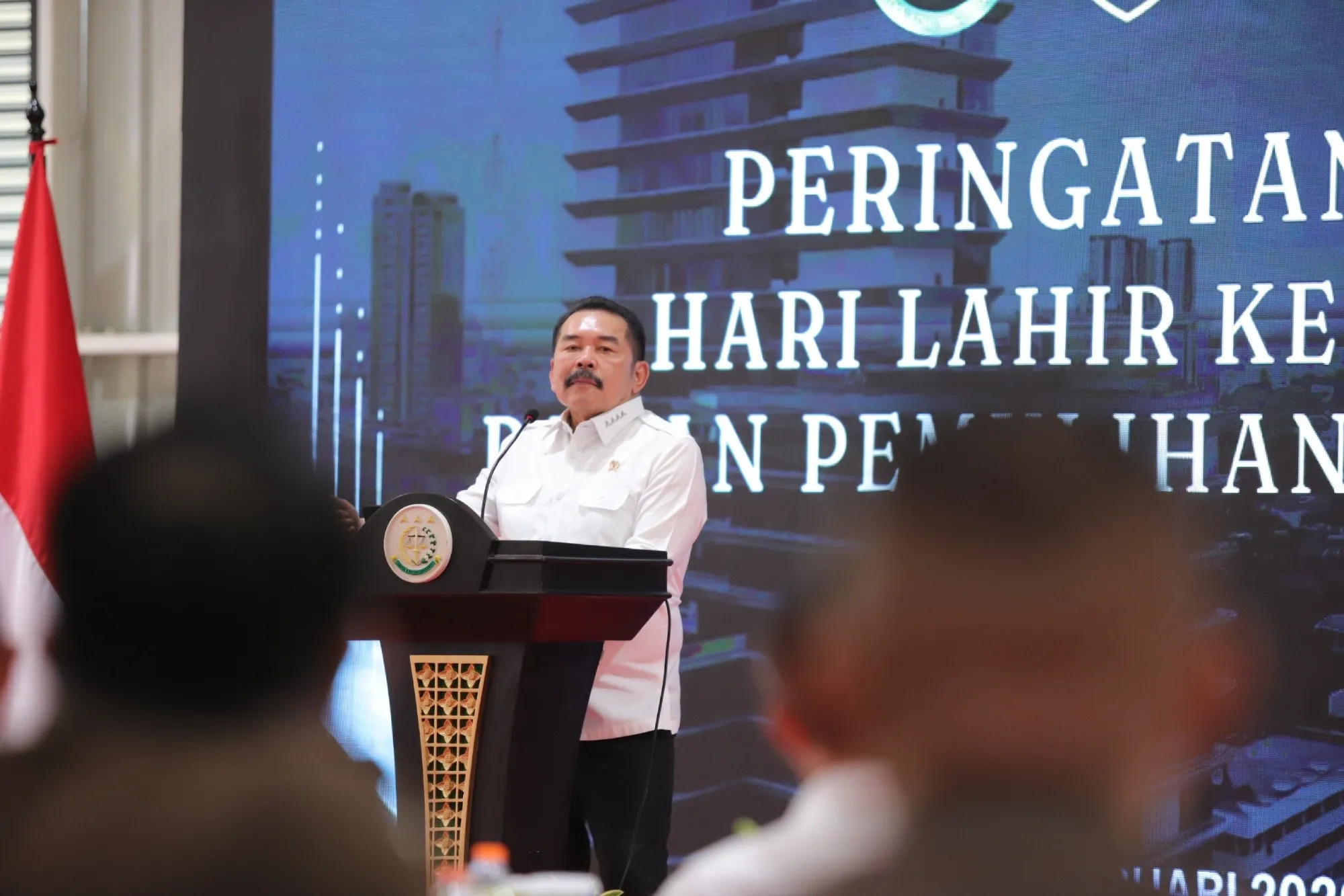 Jaksa Agung RI memberikan pengarahan dalam peringatan hari lahir BPA Kejaksaan RI ke-2