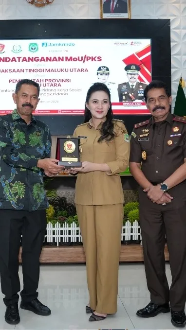 Disaksikan Jampidum, Kejati dan Gubernur Maluku Utara Jalin Kerja Sama dalam Penerapan Pidana Kerja Sosial
