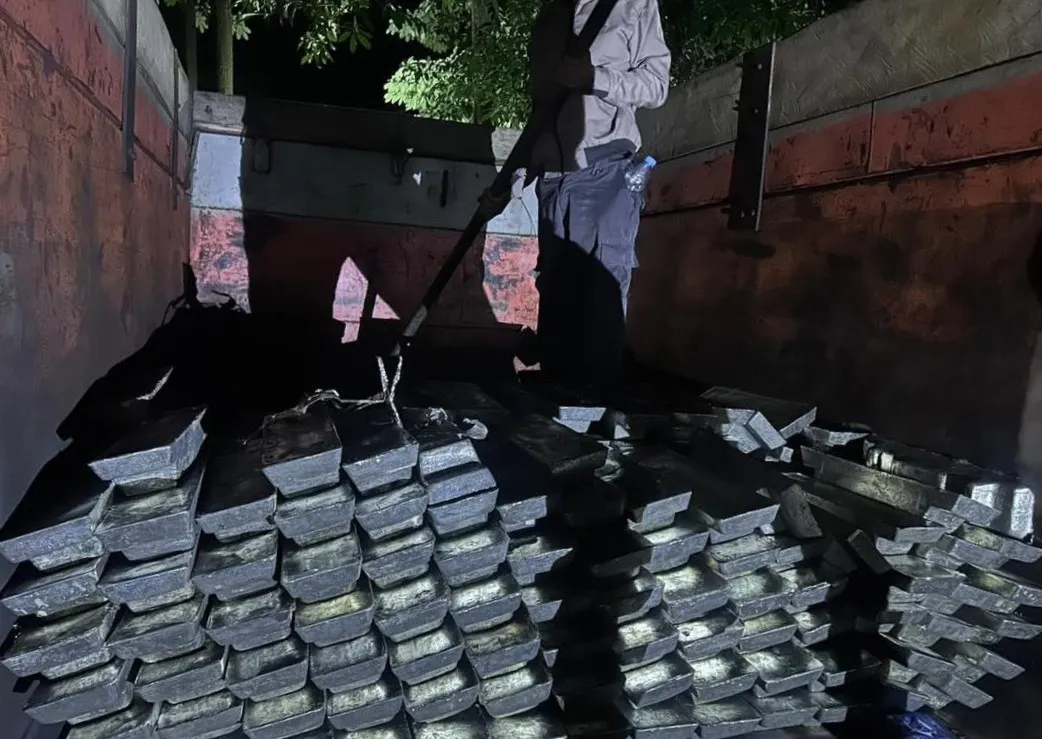 Timah yang diamankan penyidik Pidsus Kejati Babel