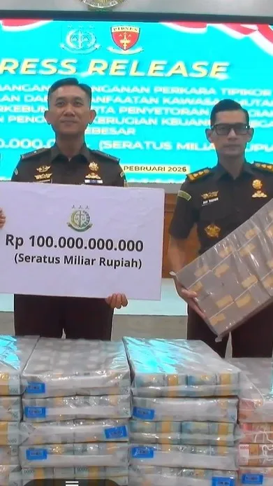 Kejati Lampung Terima Uang Titipan Rp100 Miliar Terkait Perkara Dugaan Korupsi Pemanfaatan Kawasan Hutan untuk Perkebunan