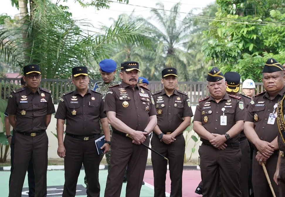 Jaksa Agung RI, ST Burhanuddin menggelar kunjungan kerja ke Kejati Sumut dan sejumlah Kejari di wilayah hukum Sumut