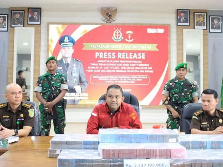 &ldquo;Sehingga sisa uang pengganti yang belum dibayarkan oleh terpidana sejumlah Rp. 5.010.616.497,