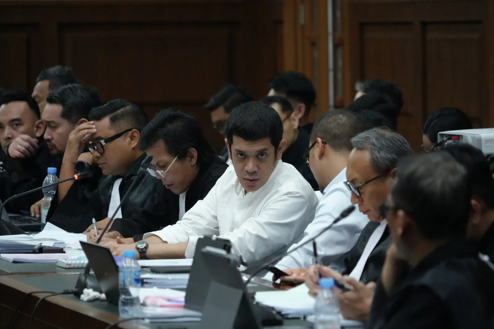 Terdakwa M Kerry Saat mengikuti persidangan perkara korupsi minyak mentah PT Pertamina di Pengadilan Tipikor Jakarta Pusat