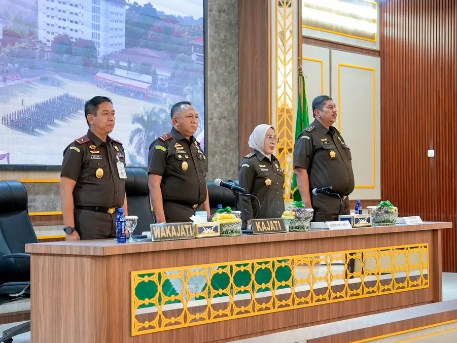 Kejati Sumsel menerima kunjungan tim inspeksi umum dari JAM WAS