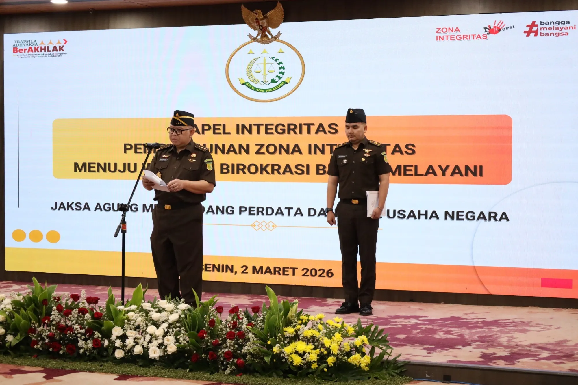 Jamdatun Tegaskan Integritas dan Akuntabilitas adalah Harga Mati