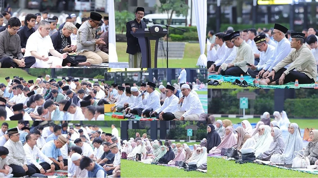 Digelar di Lapangan Upacara, Kejagung Rayakan Kemenangan Idul Fitri 1447 H dalam Kebersamaan