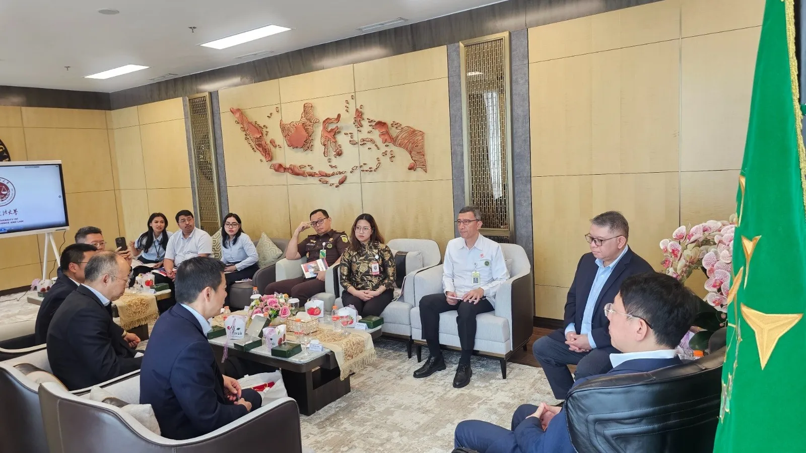 Terima Kunjungan Delegasi CUPL Tiongkok, Kejagung Pererat Kemitraan Bidang Pendidikan