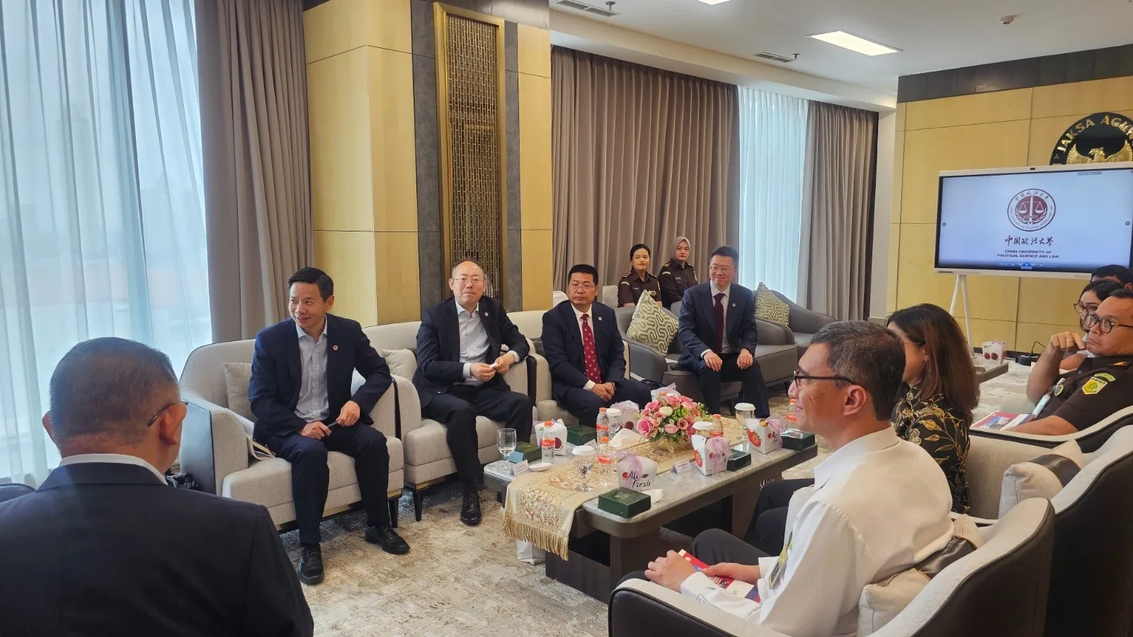 Terima Kunjungan Delegasi CUPL Tiongkok, Kejagung Pererat Kemitraan Bidang Pendidikan
