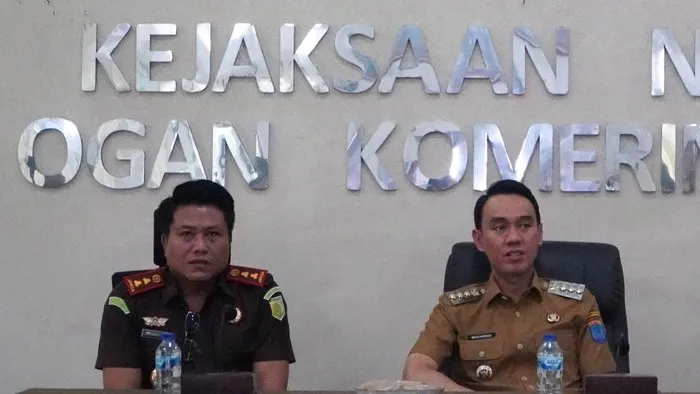 Diinisiasi Kajari, Kejari OKI Tandatangani Kerja Sama Pengamanan Aset Pertanahan Daerah