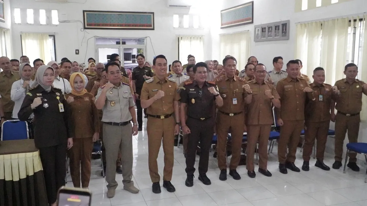 Diinisiasi Kajari, Kejari OKI Tandatangani Kerja Sama Pengamanan Aset Pertanahan Daerah