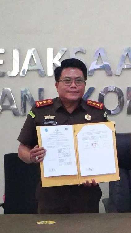 Diinisiasi Kajari, Kejari OKI Tandatangani Kerja Sama Pengamanan Aset Pertanahan Daerah
