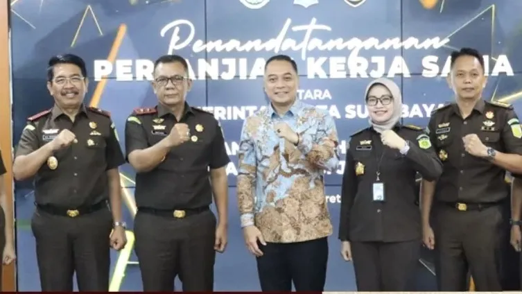 Kejati Jatim dan Pemkot Surabaya Jalin Kerjasama Bersinergi Pulihkan Aset Negara