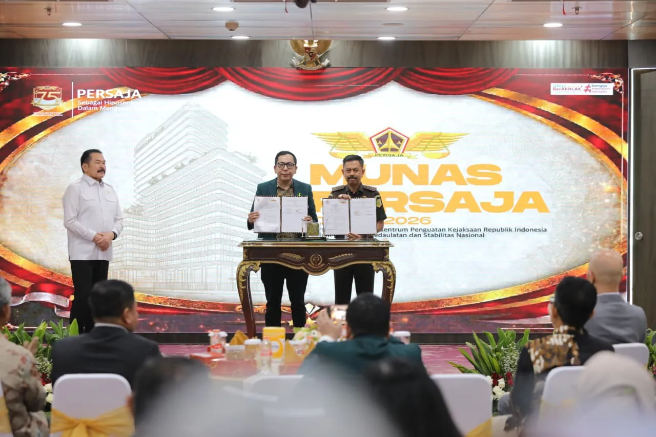 Buka Munas PERSAJA 2026, Jaksa Agung Tegaskan Posisi Kejaksaan Sebagai Game Changer Supremasi Hukum