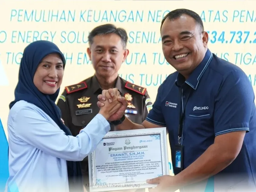 Datun Kejati Lampung Pulihkan Keuangan Negara Rp1,53 Miliar dari Bantuan Hukum Non Litigasi PT Pelabuhan Indonesia (Persero) Regional 2 Cabang Panjang