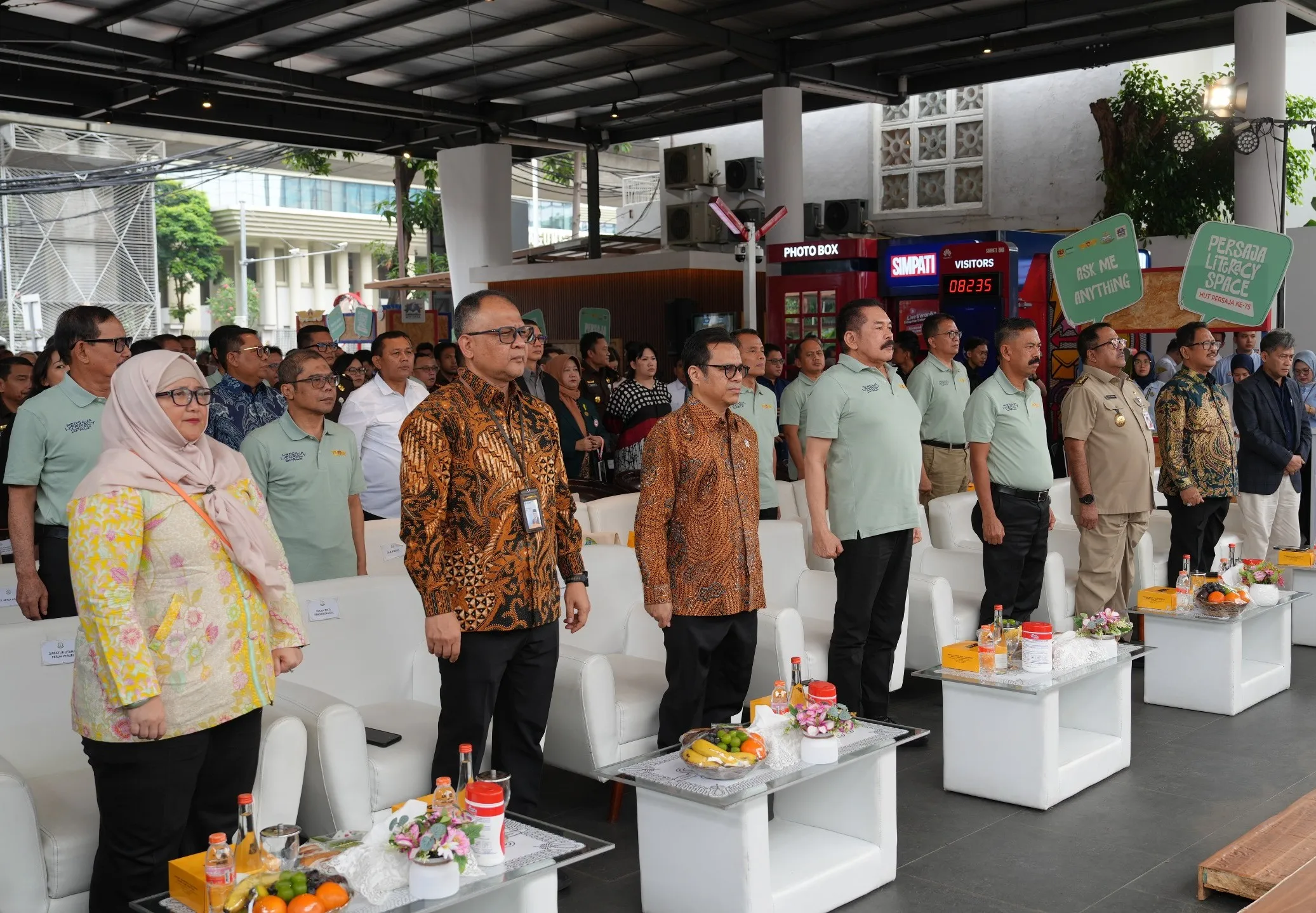 Jaksa Agung RI, ST Burhanuddin membuka secara resmi Persaja Literacy Space 2026