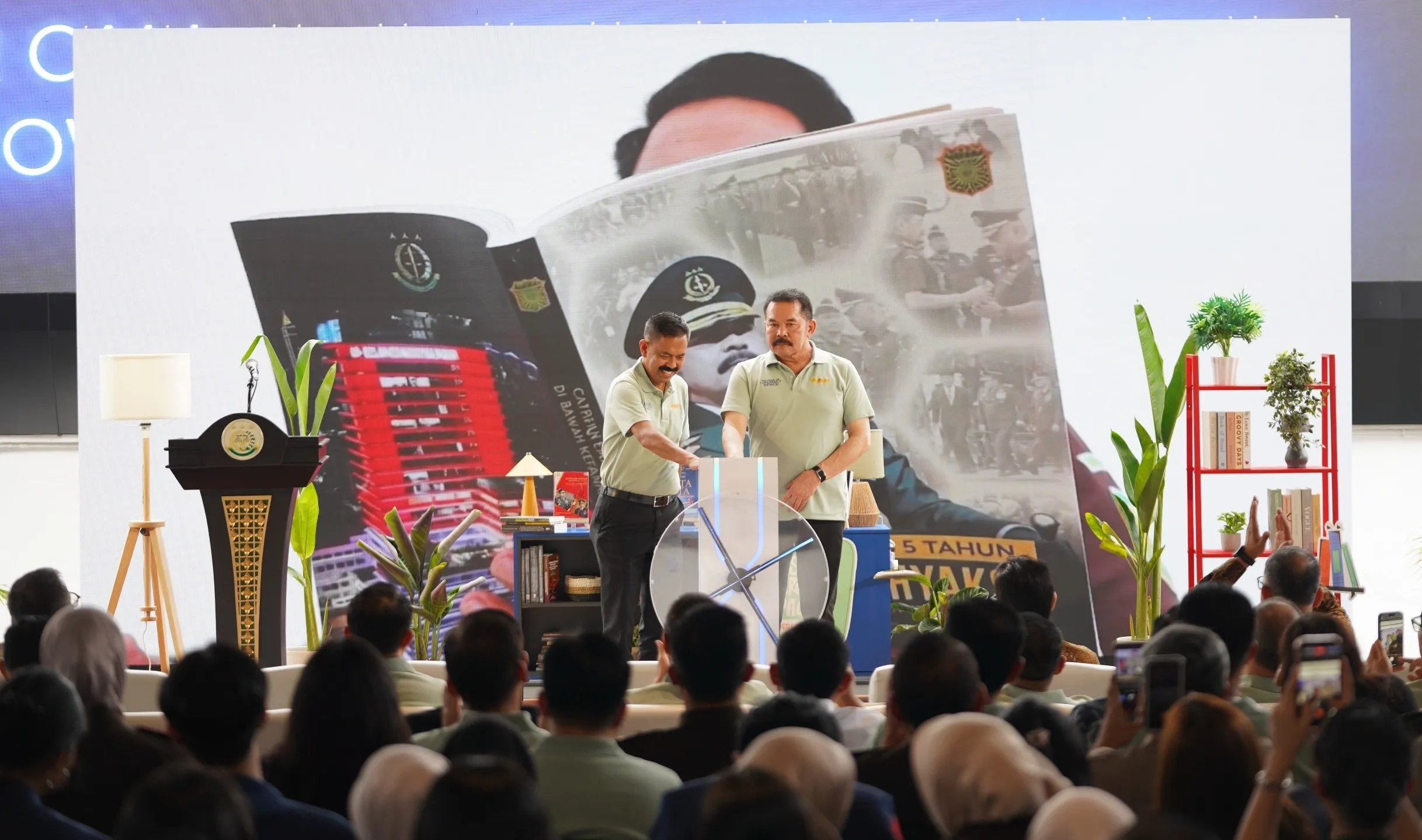 Jaksa Agung RI, ST Burhanuddin membuka secara resmi Persaja Literacy Space 2026