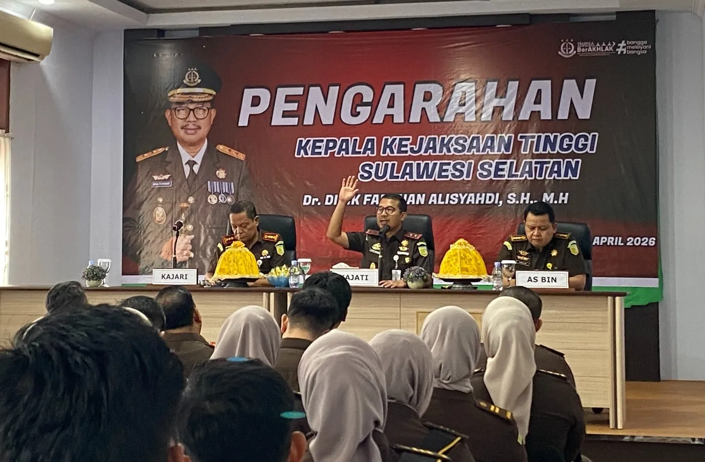 Kunker ke Kejari Bone, Kajati Sulsel Tekankan 3 Program Prioritas dan Resmikan Gedung Baru TK Adhyaksa XX