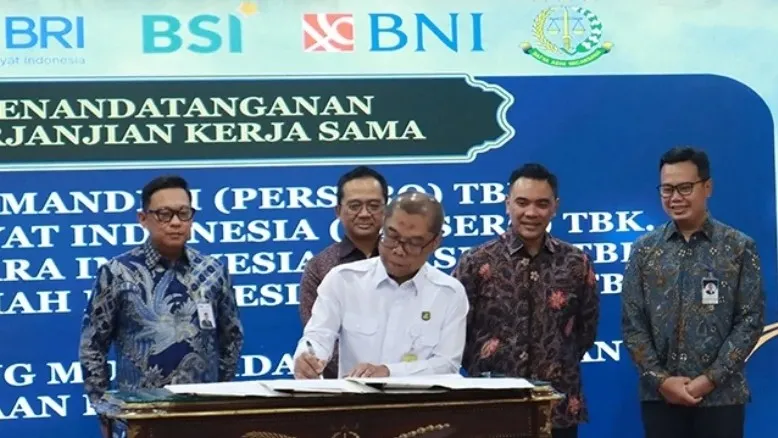 JAM Pembinaan Jalin Kerja Sama dengan 4 Bank Pemerintah Terkait Modernisasi Gedung Penkum