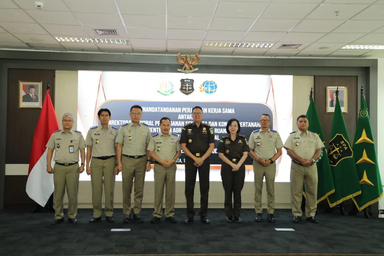 BPA Kejaksaan dan Ditjen Penanganan Sengketa dan Konflik Pertanahan Jalin Kerja Sama Pemulihan Aset di Bidang Pertanahan