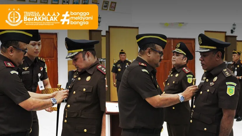 Kajati Papua Lantik 3 Pejabat Eselon II